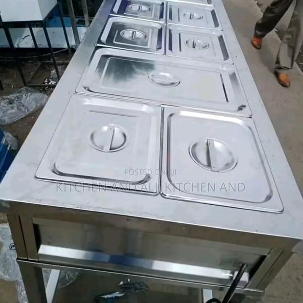 Top Condition Stainless Steel Food Warmer 7 Inserts
