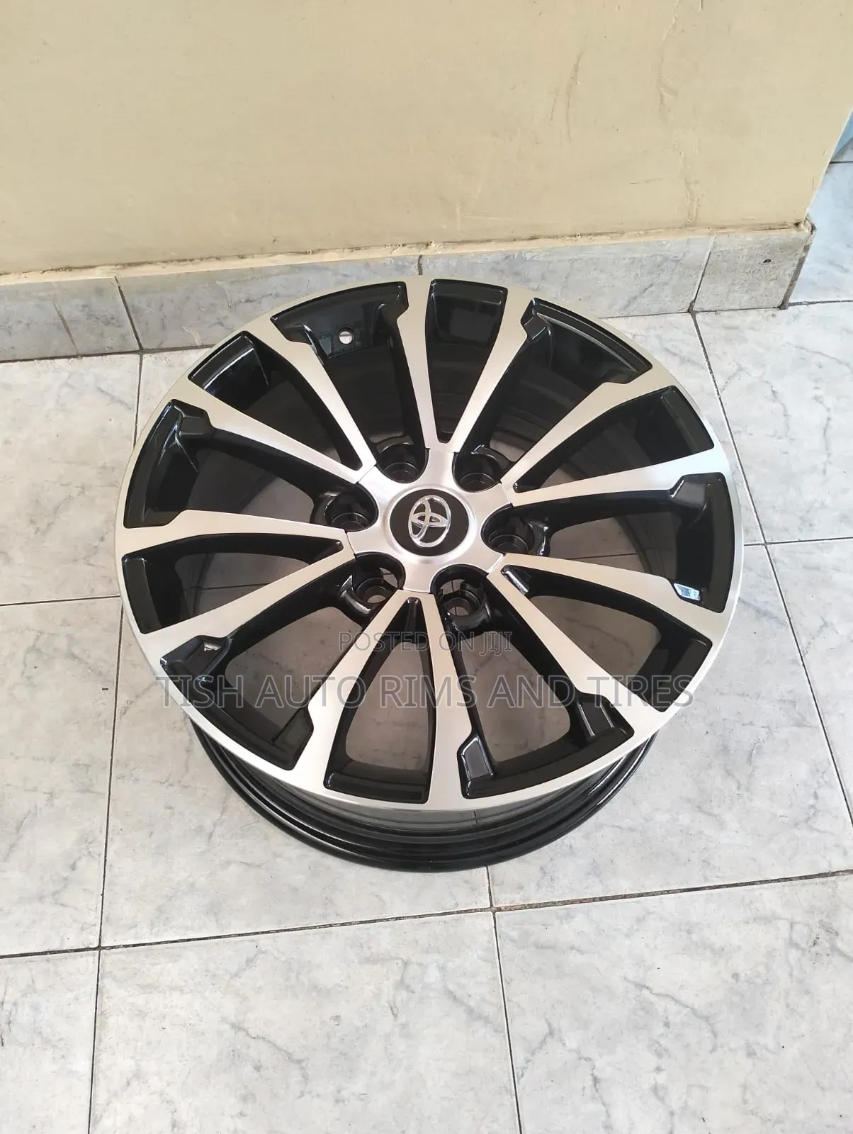 Landcruser Prado Black Silver Rims Size 20 Inch Set