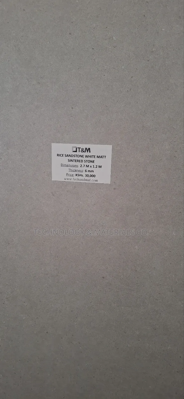 Clading and Flooring Matt Stone:2700*1200*6mm