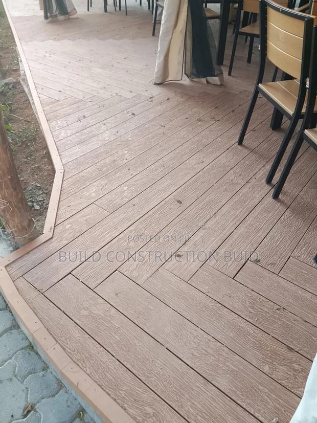 Outdoor Antislip WPC Decking Flooring in Kenya.