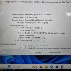 Laptop HP EliteBook 1040 G3 16GB Intel Core I7 SSD 512GB