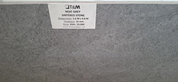 Neat Gray Kitchen Counter- 2600x800mm - main view