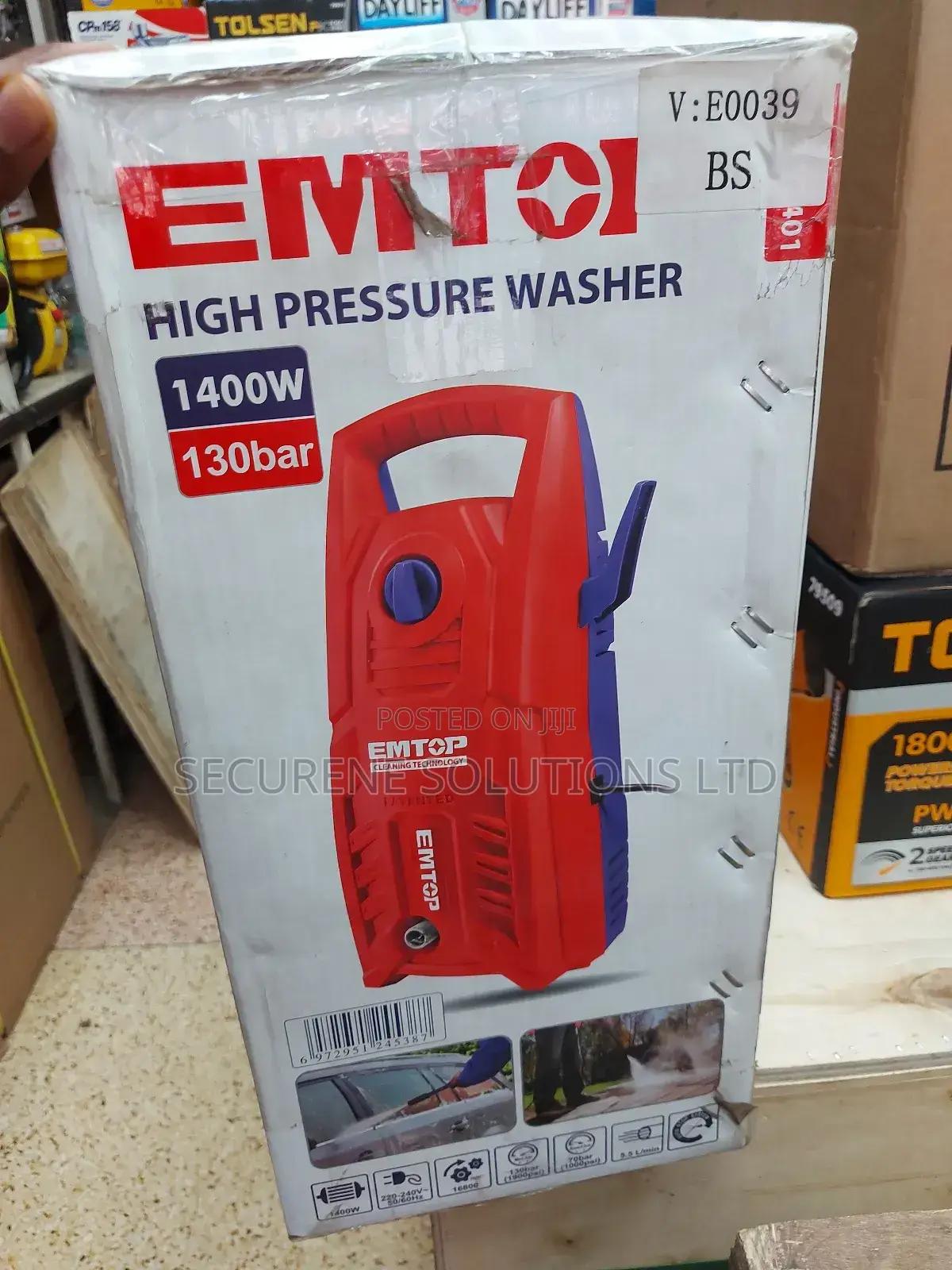 Emtop High Pressure Washer, Model Ehpw1401