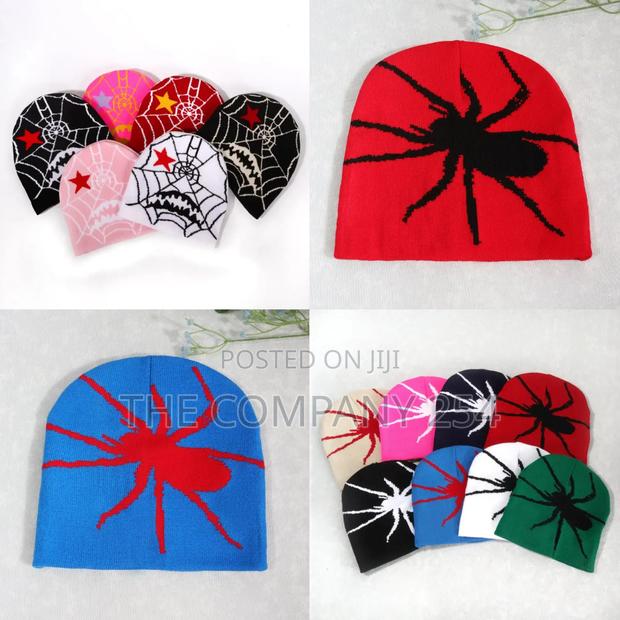 Knit Skull Ghost Knitted Warm Halloween Party Beanie Hats - thumbnail 2