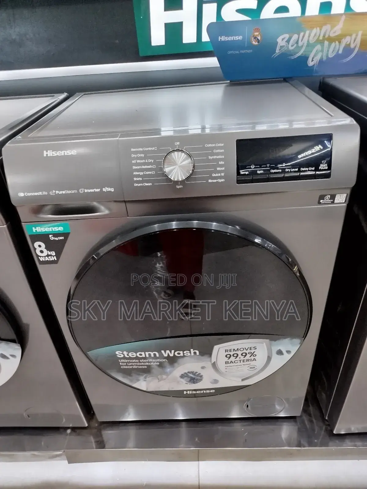 Hisense Wash Dry 8kg/5kg Wdq8014evjmt Washing Machine