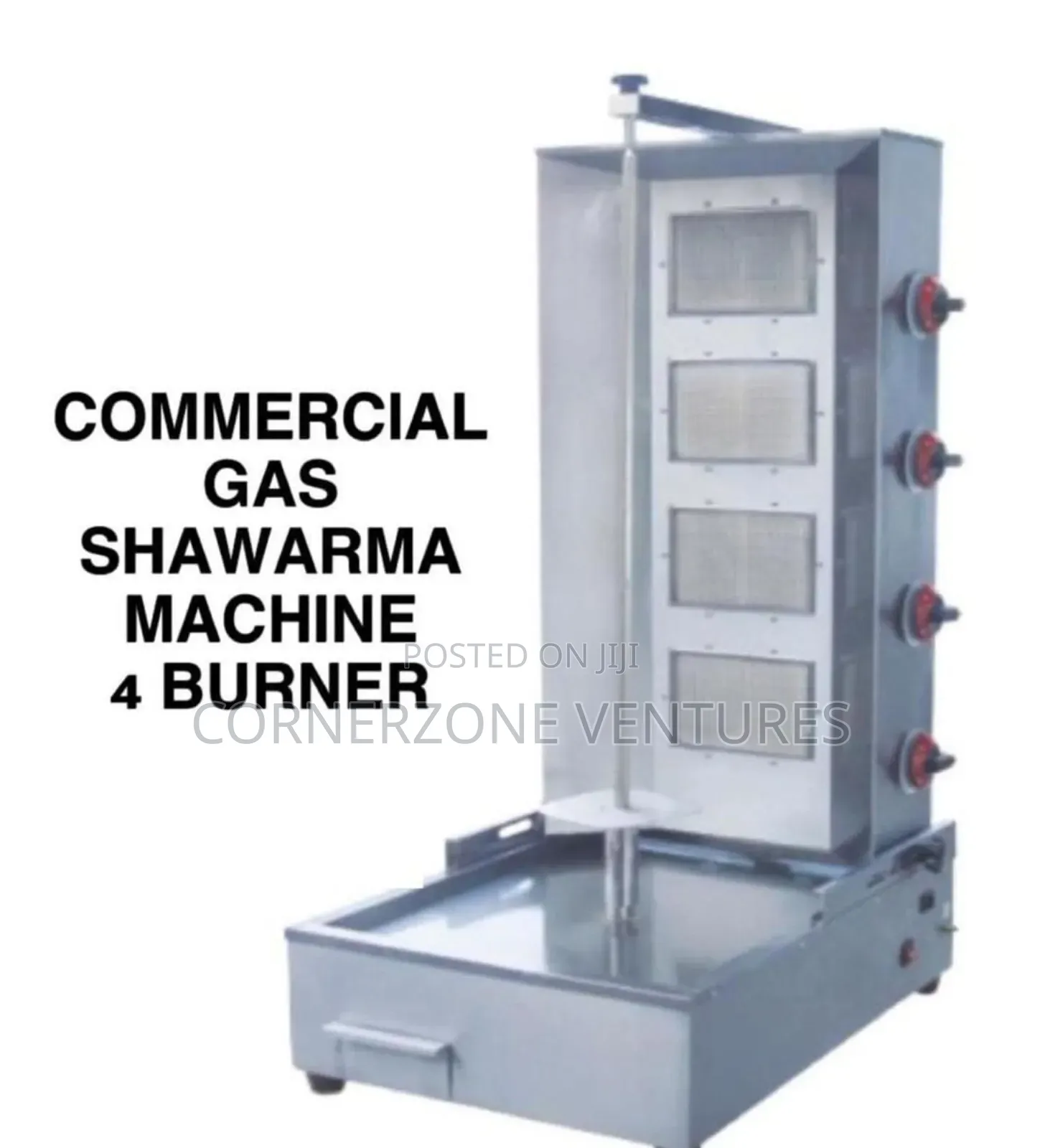 4 Burner Gas Shawarma, Shawarma Machine