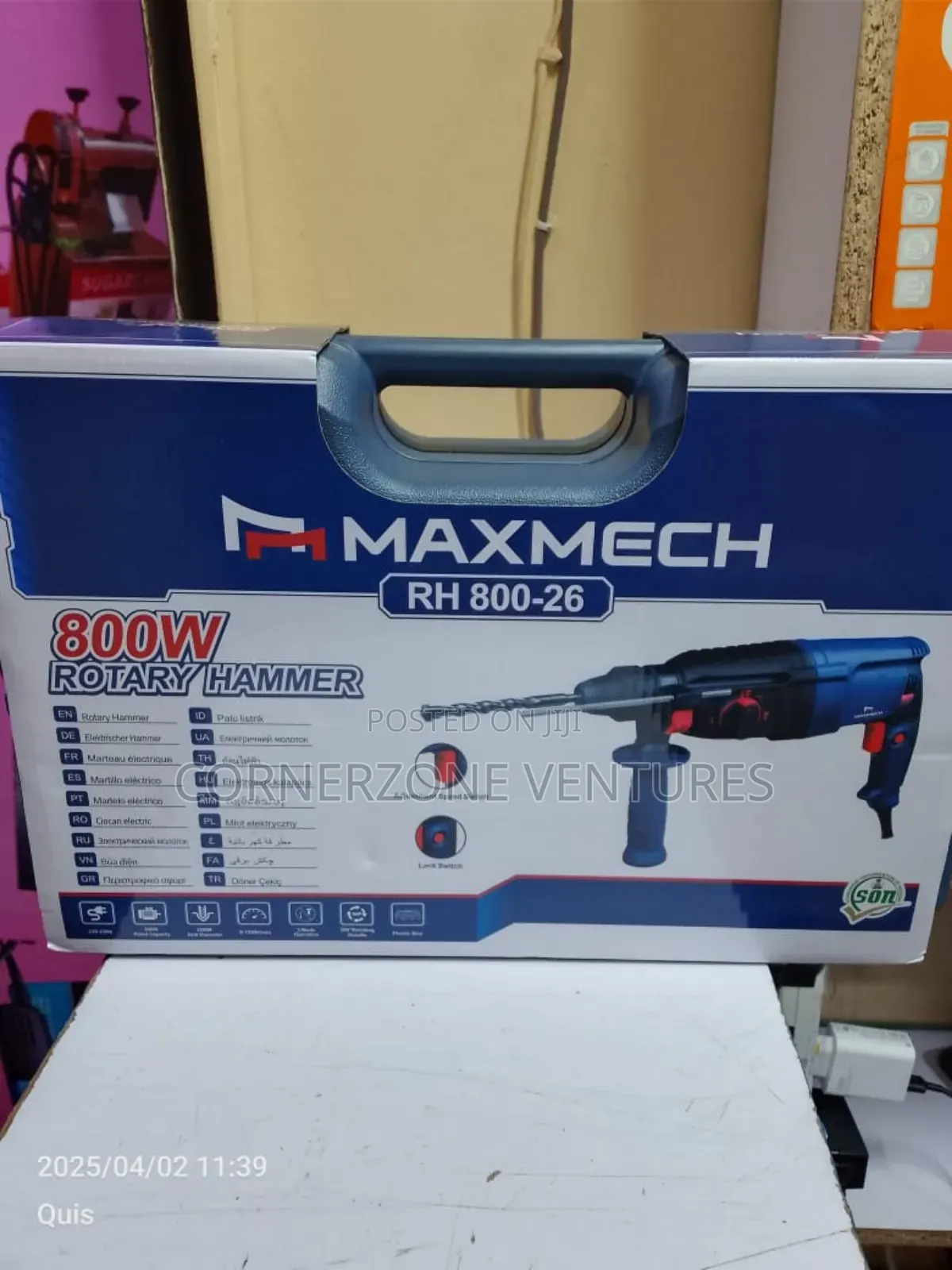 800w Rotary Hammer, Maxmech Rotary Hammer