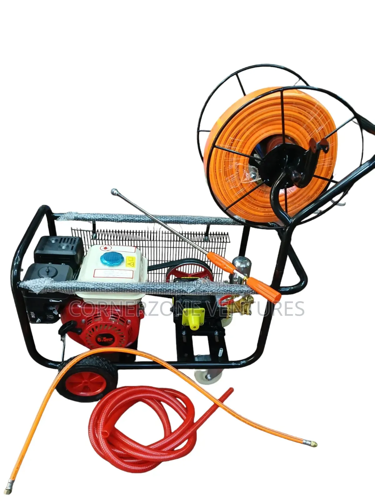 Garden Trolley Sprayer With Reel 8hp, Garden Sprayer