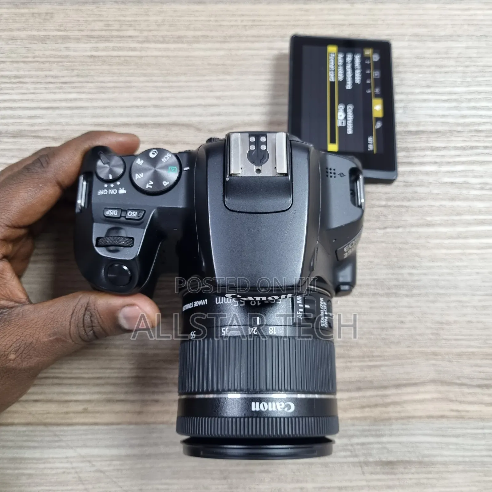 Canon 250d DSLR Camera With 18-55mm Lens (Black)