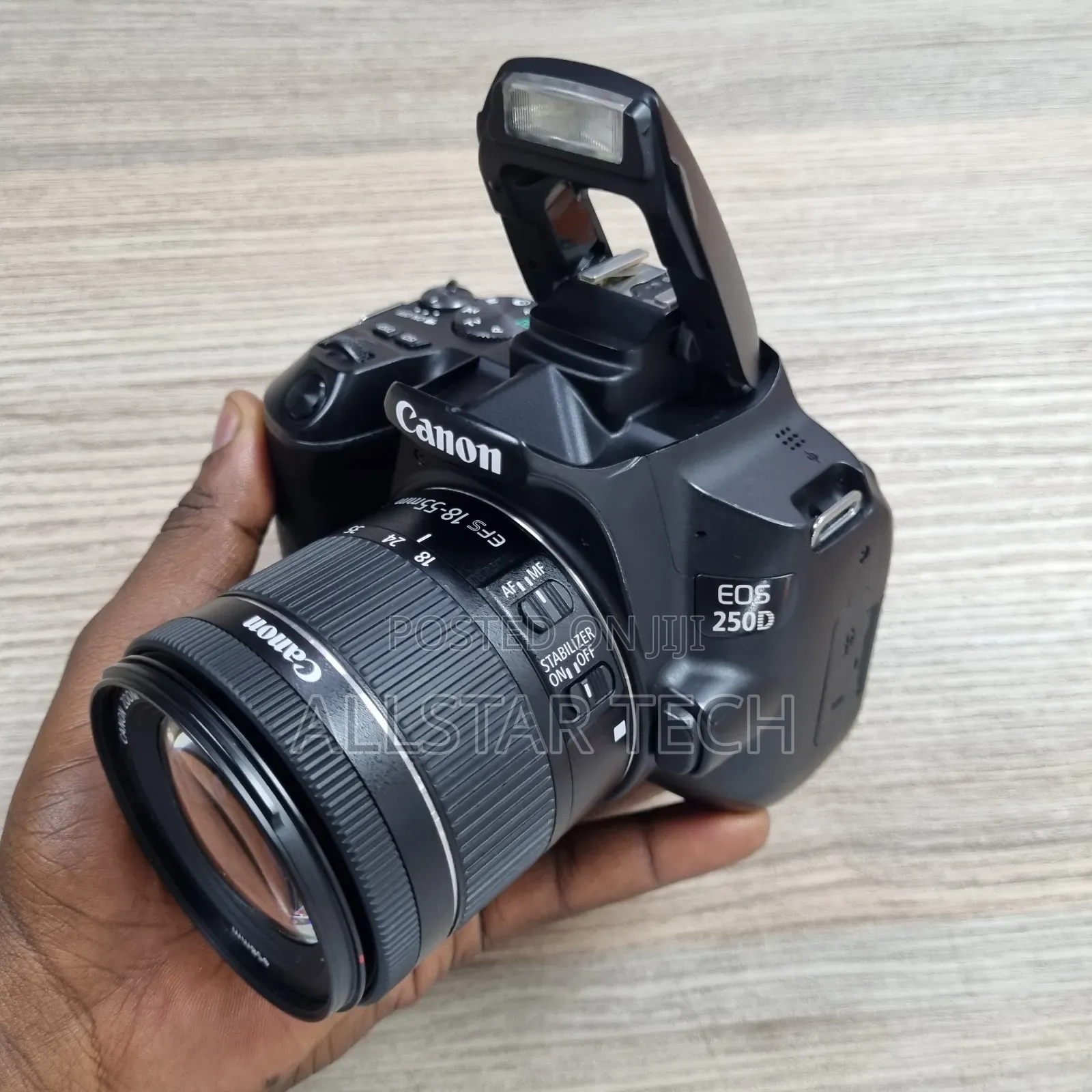 Canon 250d DSLR Camera With 18-55mm Lens (Black)