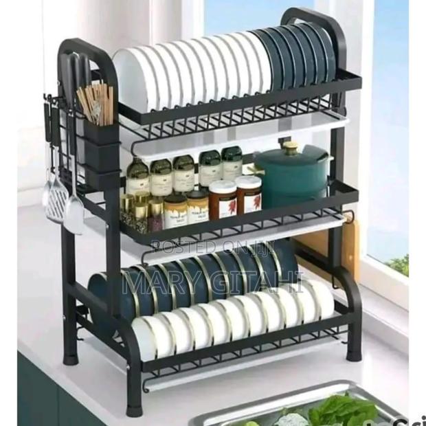 Firm3 Tier High Quality Carbon Steel Dish Rack*