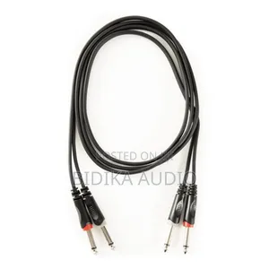 Quality Twin Cable Jack/Jack 2m