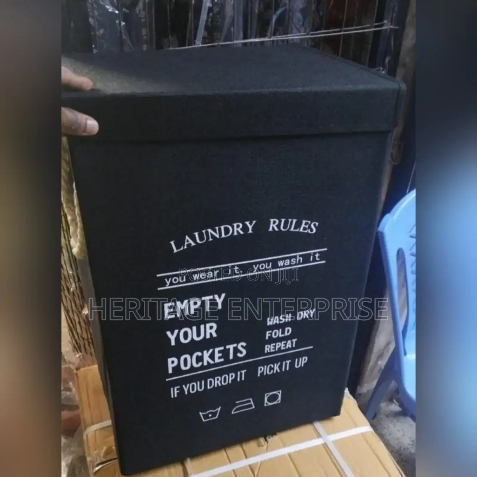 Laundry Basket Decorative Woven Cotton Rope