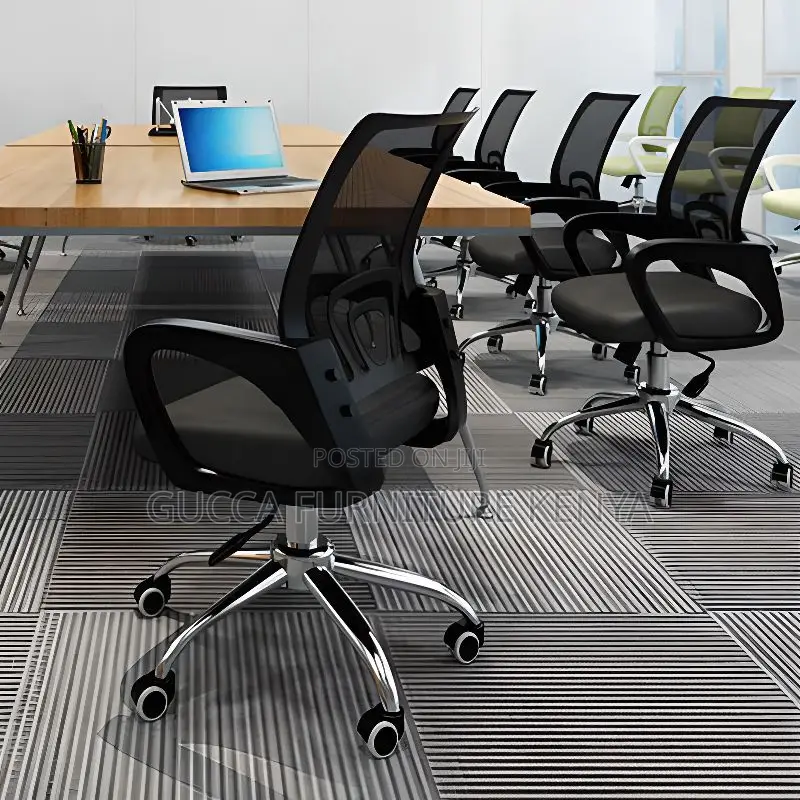 Office Chairs: Clerical Study Chair With Air-Pneumatic