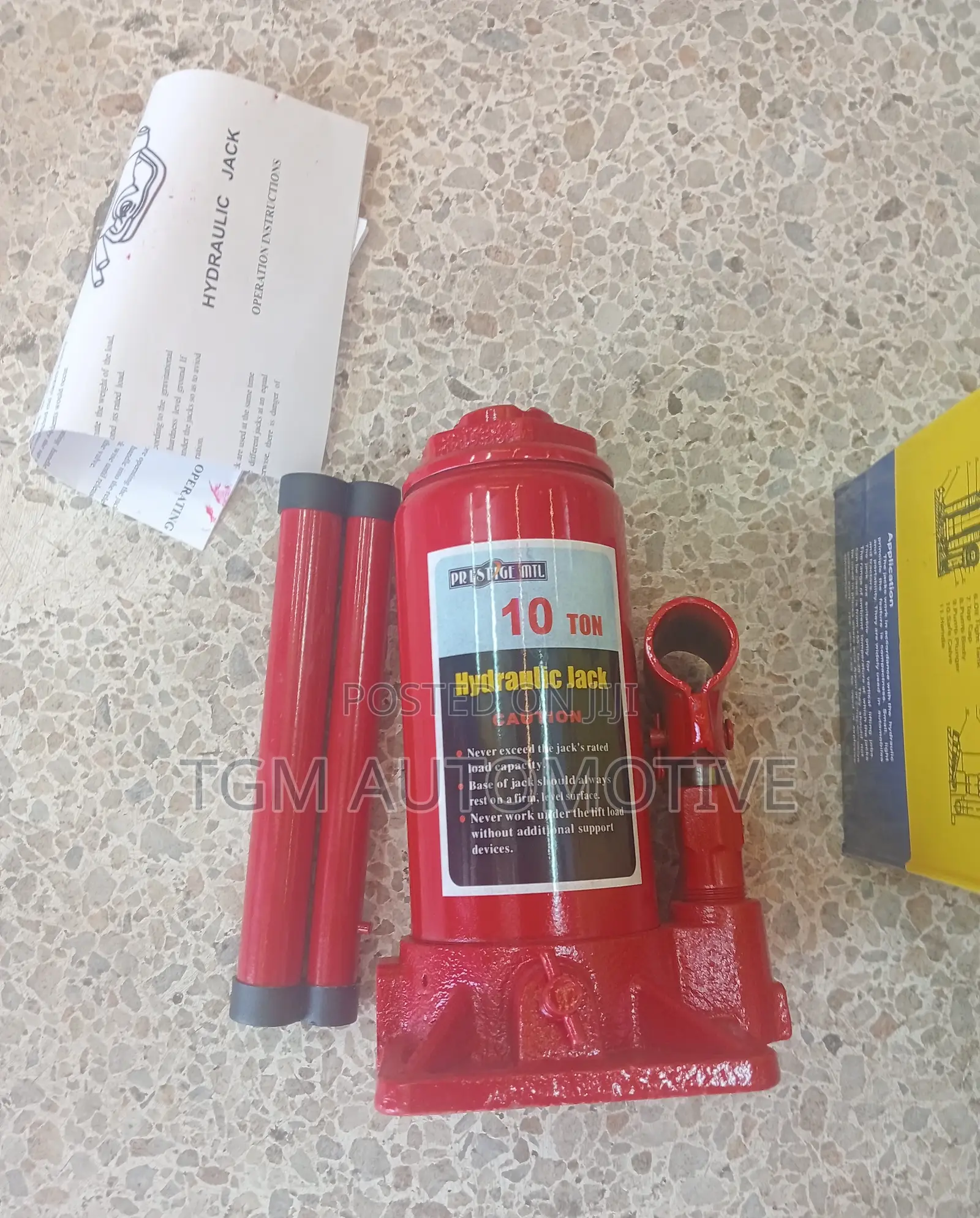 Heavy Duty Jack Ton 10 Red