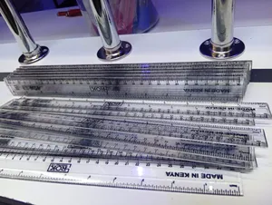 12 Pieces of Rok 30cm Plastic Ruler
