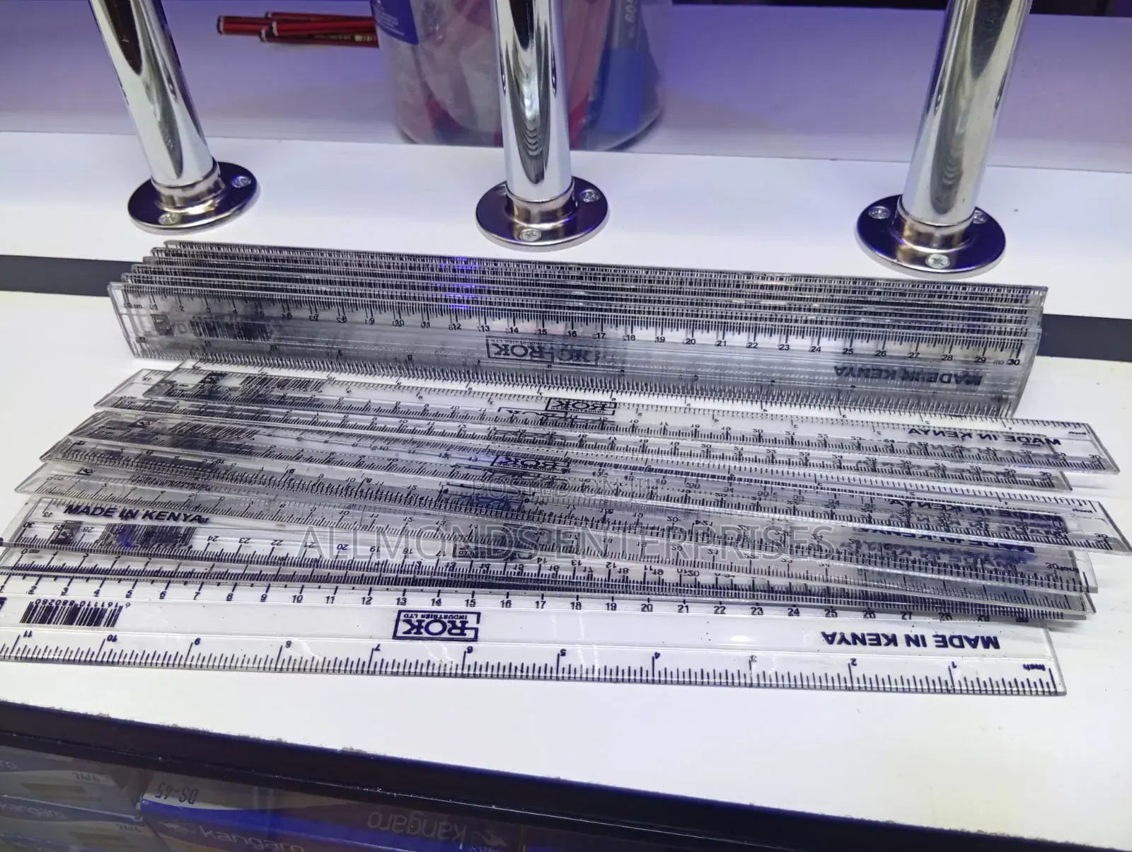 12 Pieces of Rok 30cm Plastic Ruler