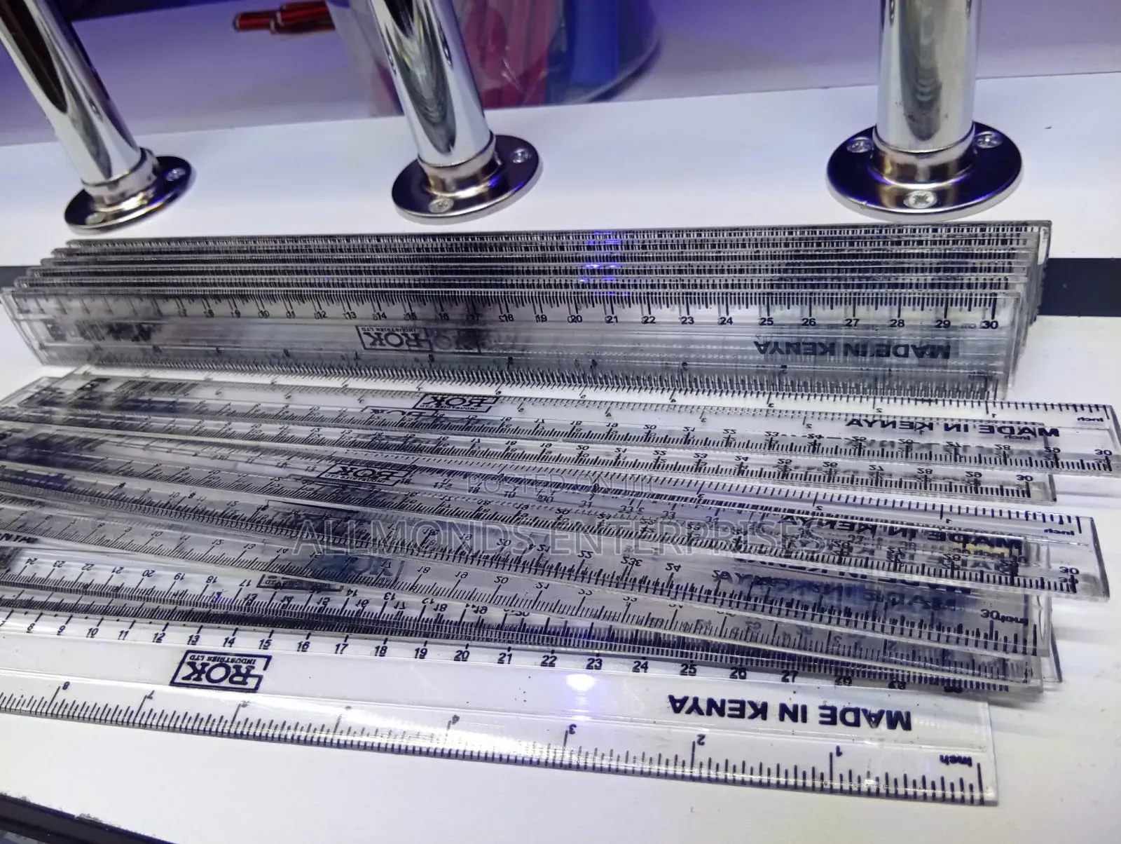 12 Pieces of Rok 30cm Plastic Ruler