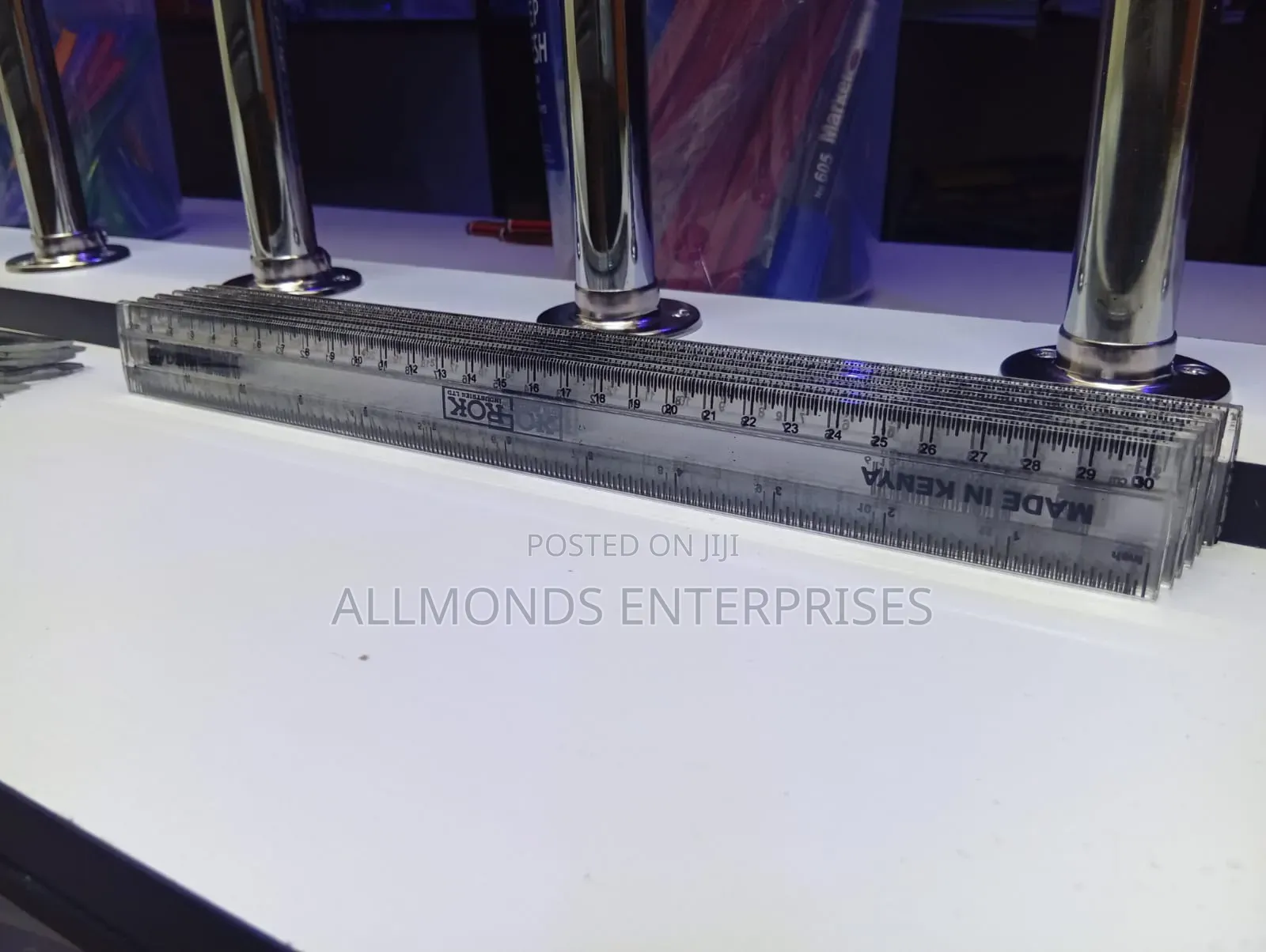 12 Pieces of Rok 30cm Plastic Ruler