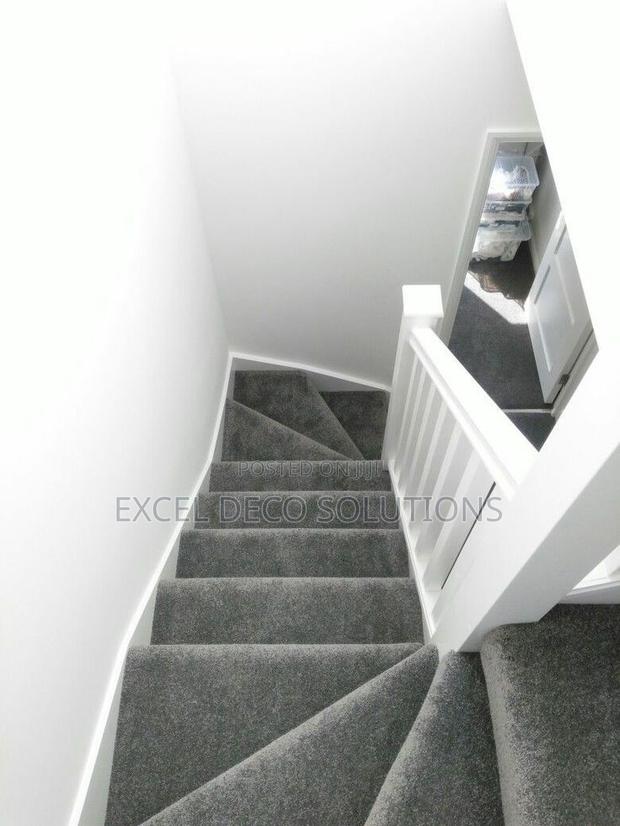 Gray Staircase Vip Wall to Wall Carpet - main view