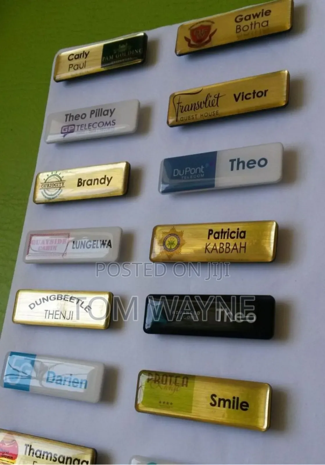 Office Badges With Company Logo