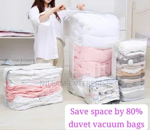 *5pcs Set No Pump Needed Vacuum Storage Bags