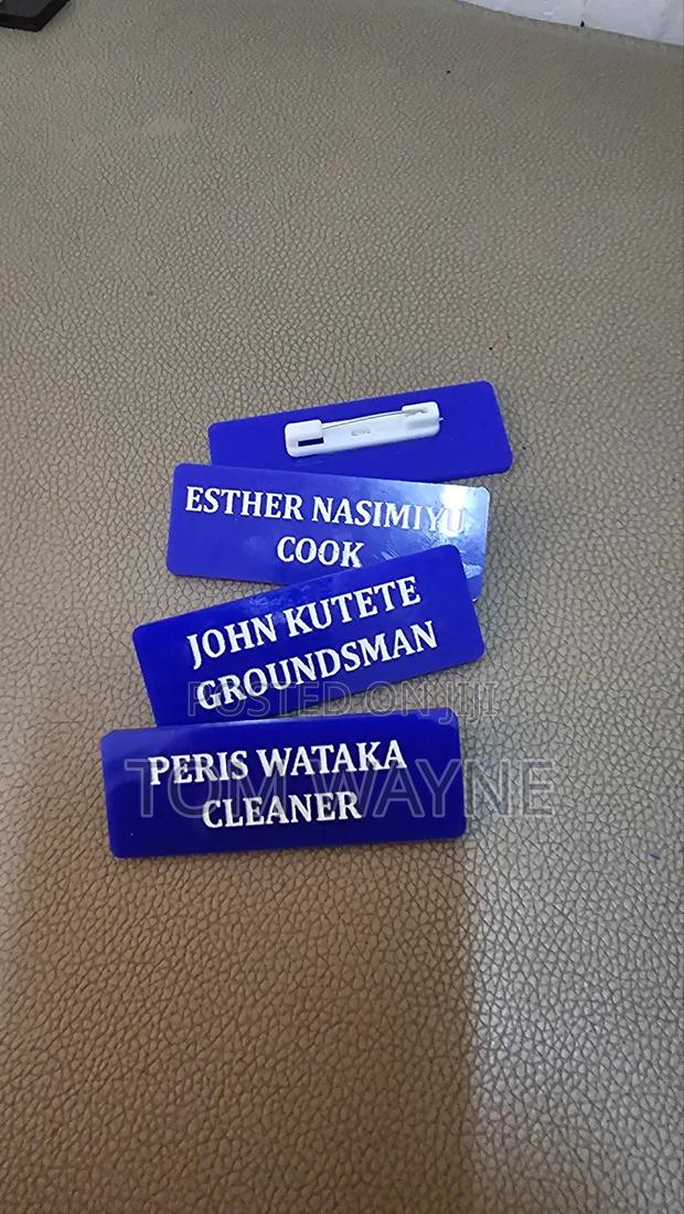 Blue Name Tags - thumbnail 2