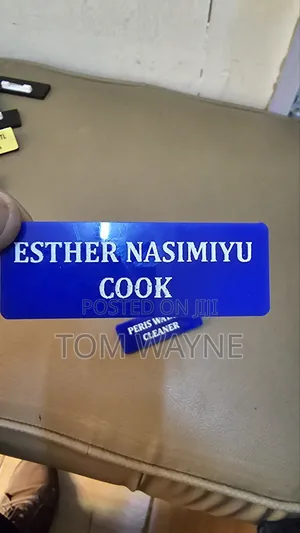 Blue Name Tags