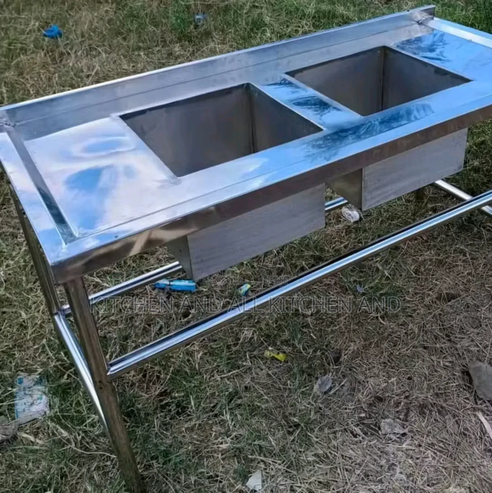Stainless Steel Double Sink Handwash Sink