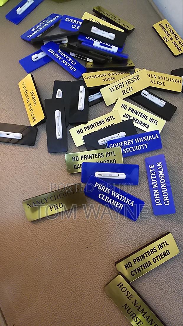 Office Staff Badges - main view