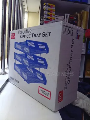 Plastic Documents Tray- 3 Tier