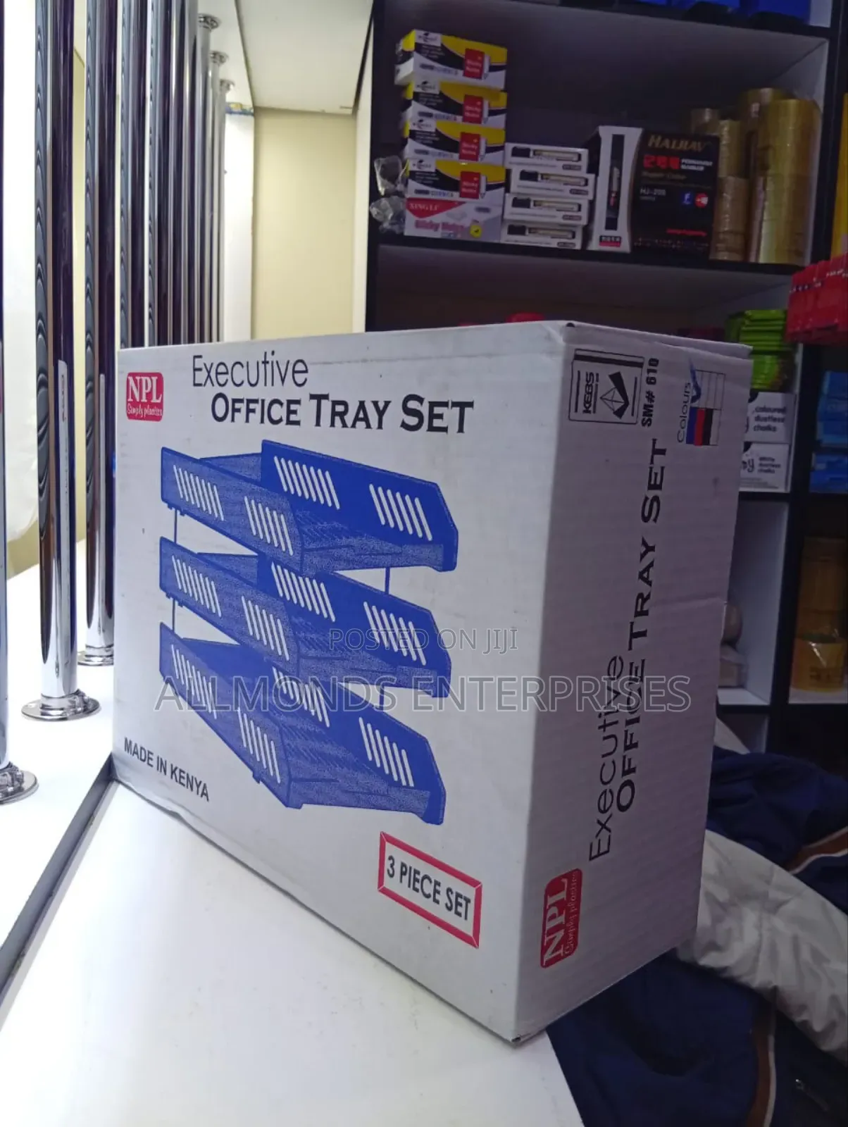 Plastic Documents Tray- 3 Tier