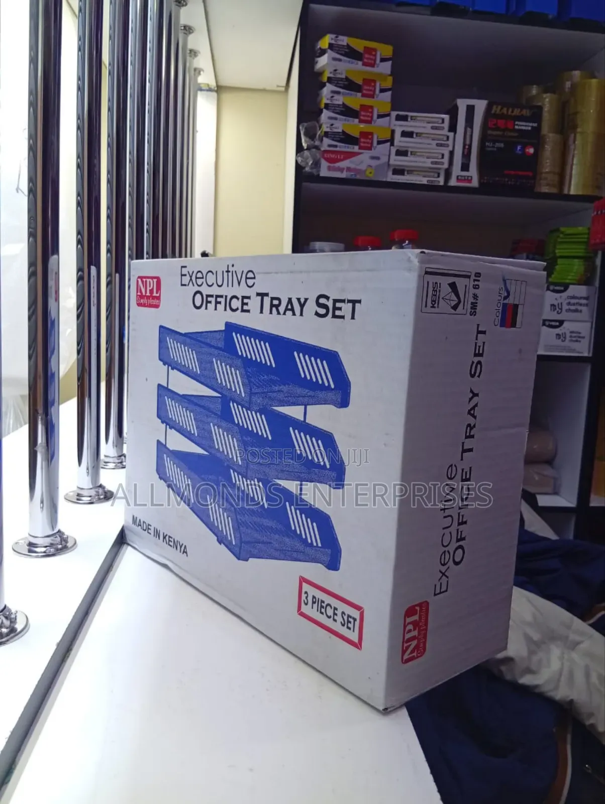 Plastic Documents Tray- 3 Tier