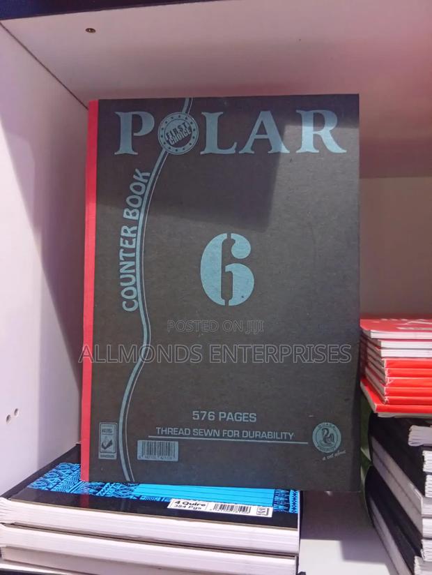 6 Quire Counter Book 576 Pages- Polar - thumbnail 4