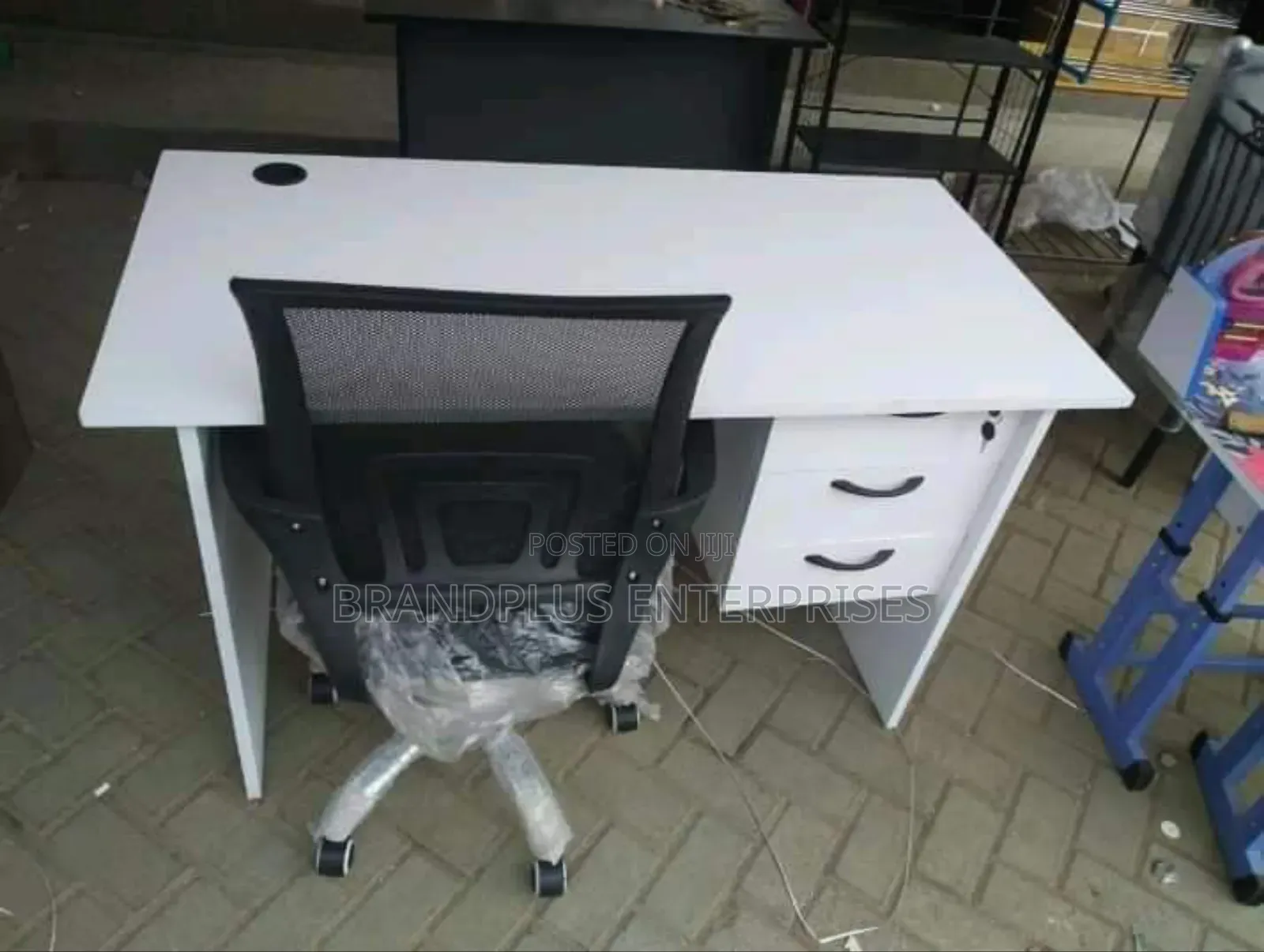 Office Desk And Secretarial Chair