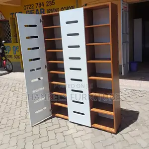 White Dark Walnut Shoe Rack