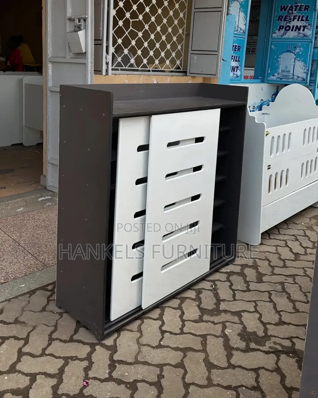 4 by 4 Sliding Shoe Rack