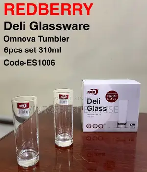 Crystal Clear Water Glass