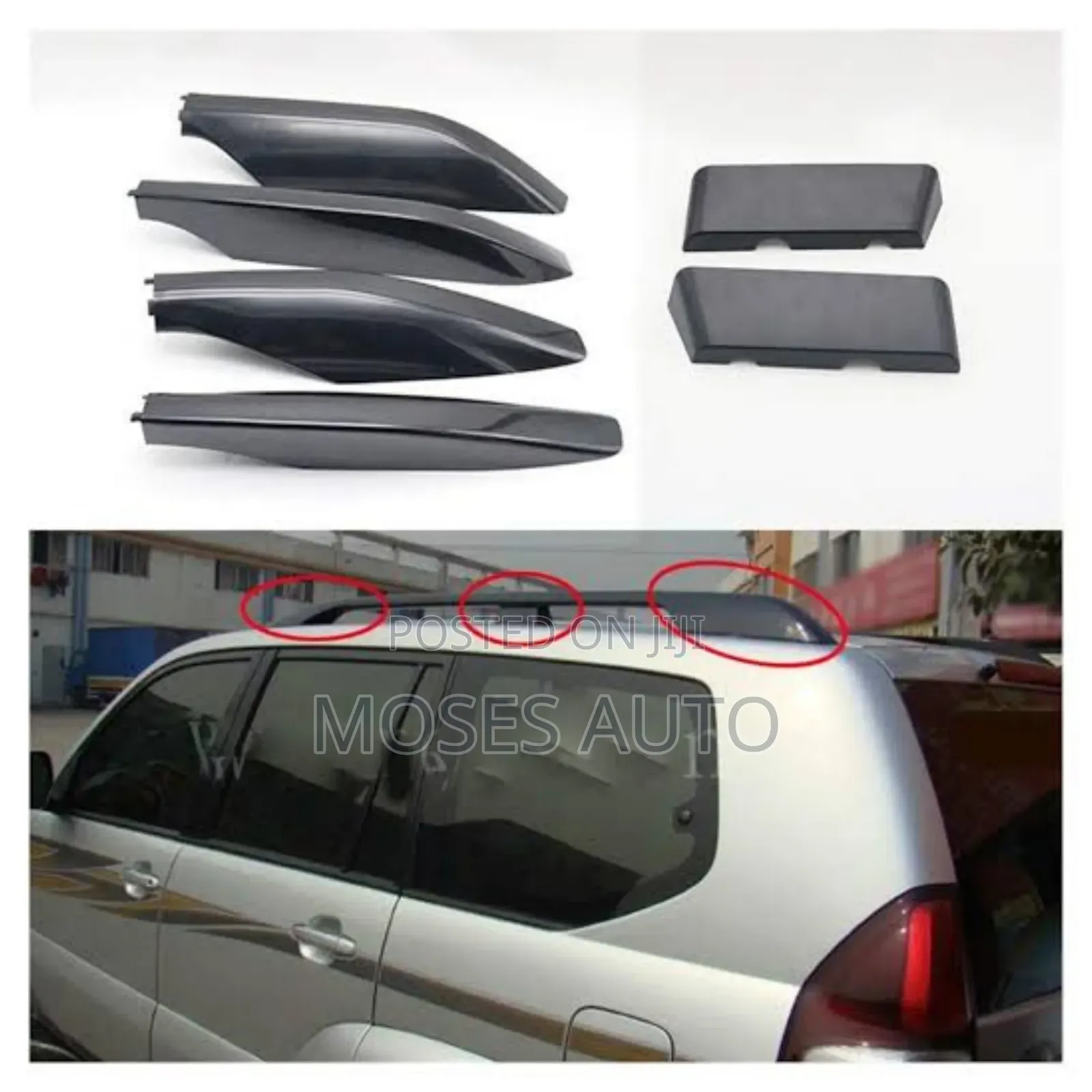 Roof Rails Cover Prado 120