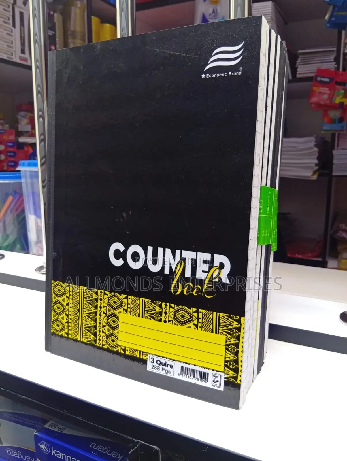 3 Quire Counter Book 288 Pages- Economics