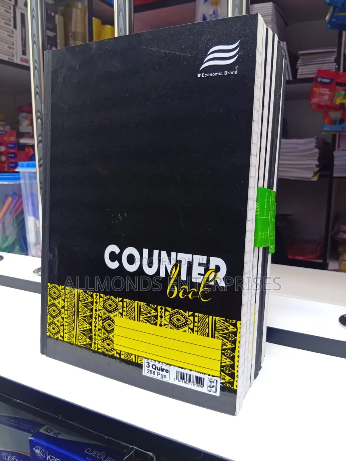 3 Quire Counter Book 288 Pages- Economics