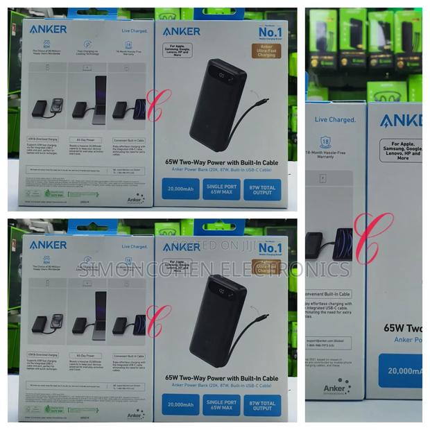 Anker 20,000mah Ultra Fast Charging Power Bank