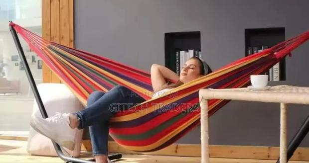 *Stripped Outdoor Hammock Heavy Load Bearing Can Hold