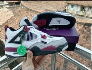 Quality Original Leather Paris Jordan 4 Sneaker Shoe