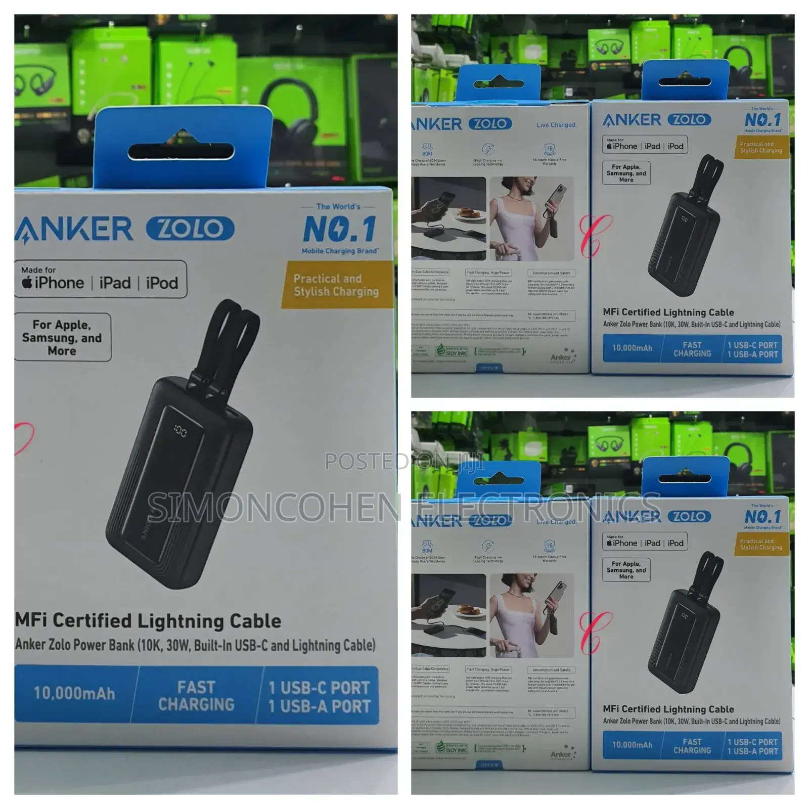 Anker 10,000mah 30w Fast Charging Power Bank