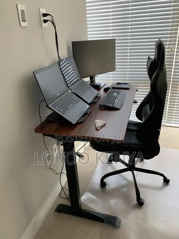 Office Desk : Portable Sit and Stand Electronic Height Desk - thumbnail 3