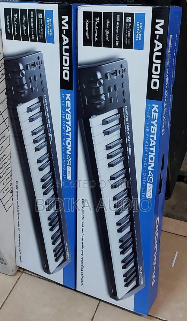 Quality M-Audio 49 Key Keystation Midi Controller