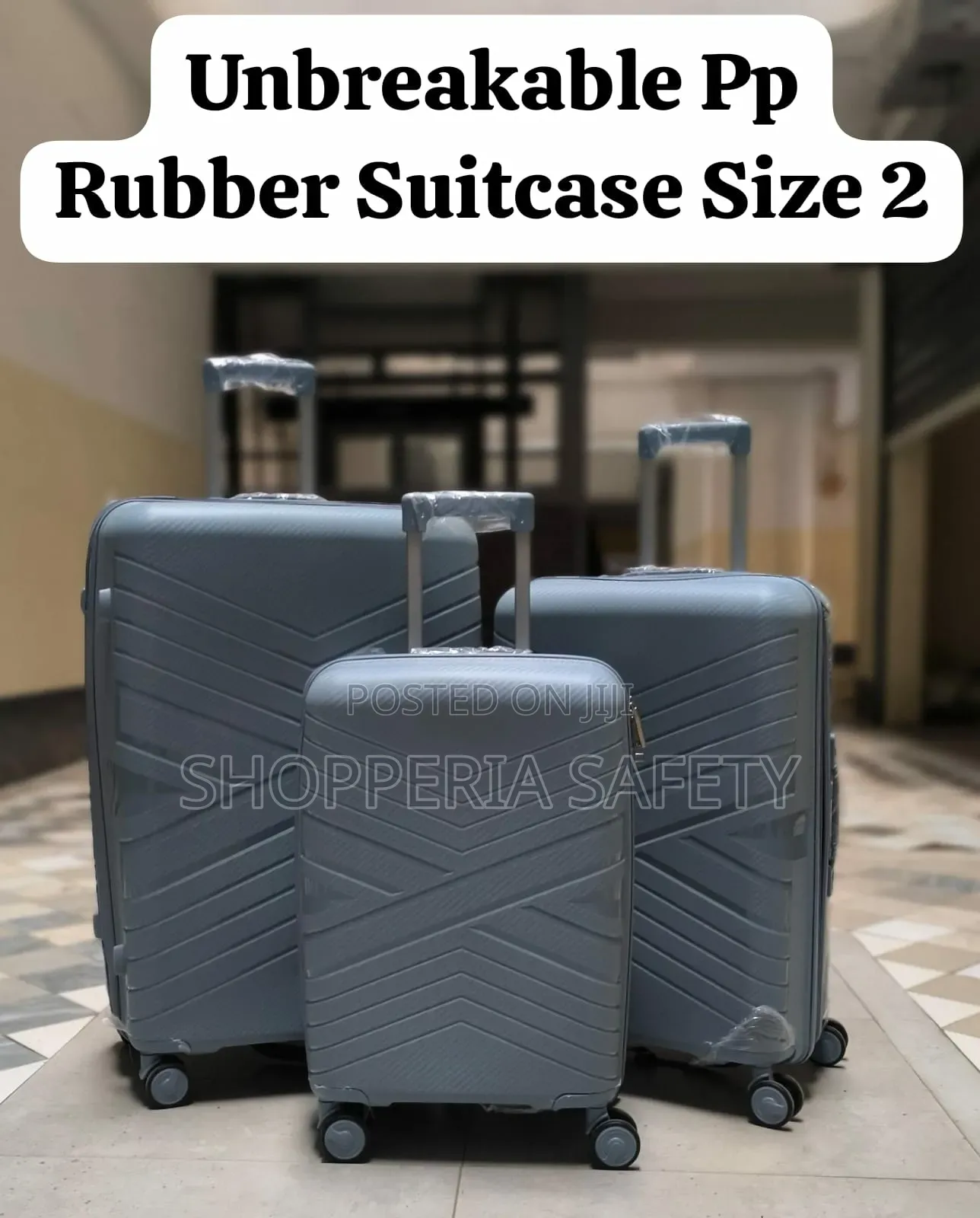 Size 2 Unbreakable Rubber Suitcase