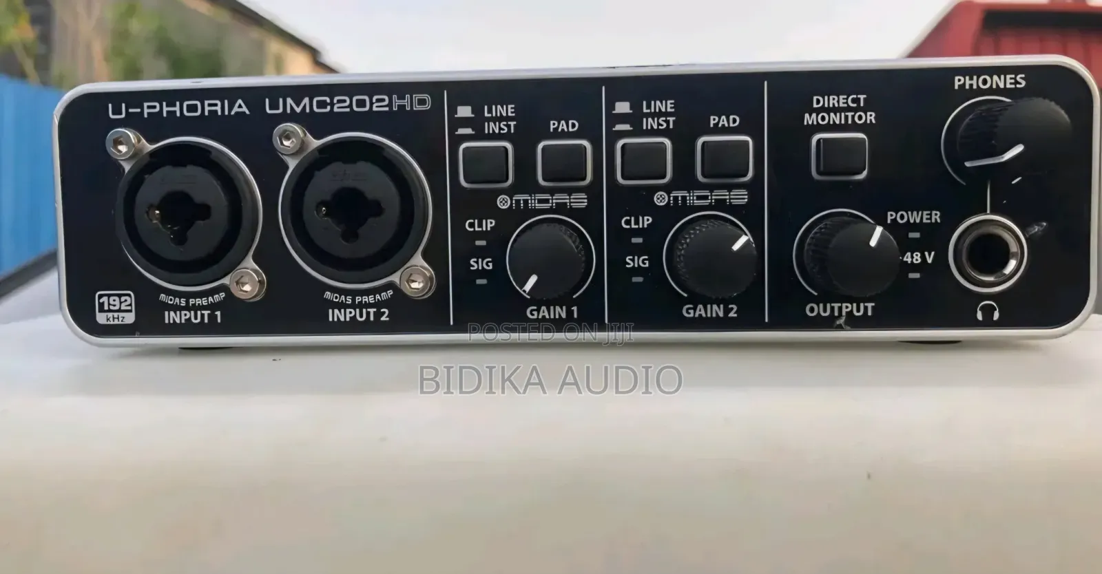 Behringer Uphoria Umc202 Hd Soundcard Audio Interface