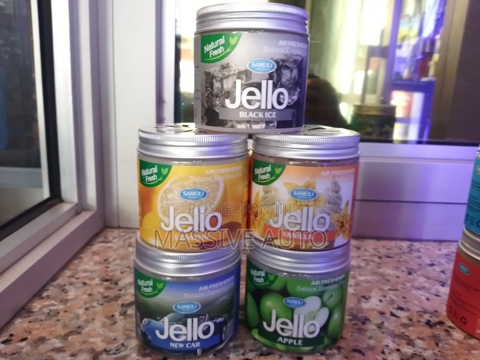 Car Perfumes/ Jello Car Gel Airfresher